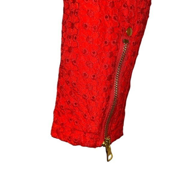 Vintage Green With Envy  Military Style Coat for Women in Red SIZE LARGE - Picture 6 of 13